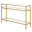 Alexis 135.3cm Glass Top Console Table-93688989-93746032