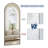 Arched Shatterproof Full Length Mirror with Aluminum Frame - Basics by Wayfair™-984106913-984390045