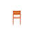 Cinya Modern Outdoor Aluminum 7-Piece Extension Dining Set With Stackable Chairs & Built-In Leaf Storage, Orange-1373936716