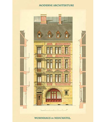 Résidence à Neuchâtel par Colomb et Prince - Reproduction