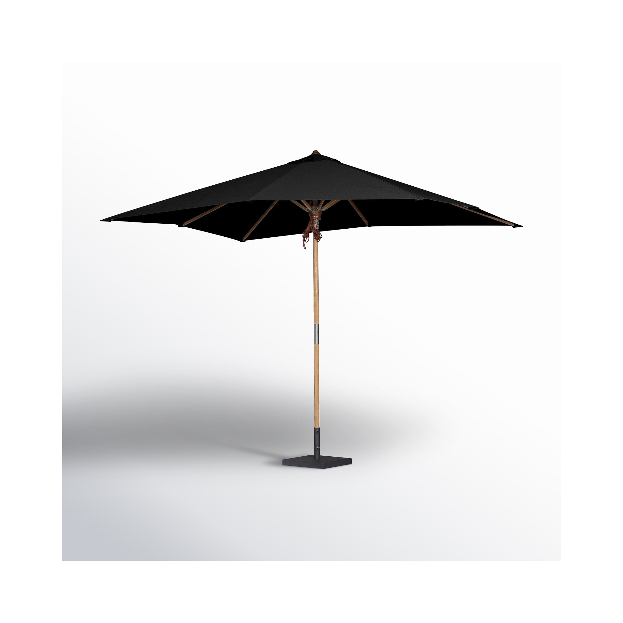 Nadira 118'' Outdoor Umbrella, Black