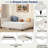 L-shaped Linen Daybed With Solid Wood Legs-201515524-201515546