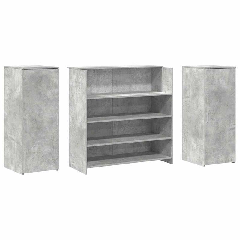Camariah Standing Desk, 103.5cm H x 180cm W x 50cm D, Concrete Grey
