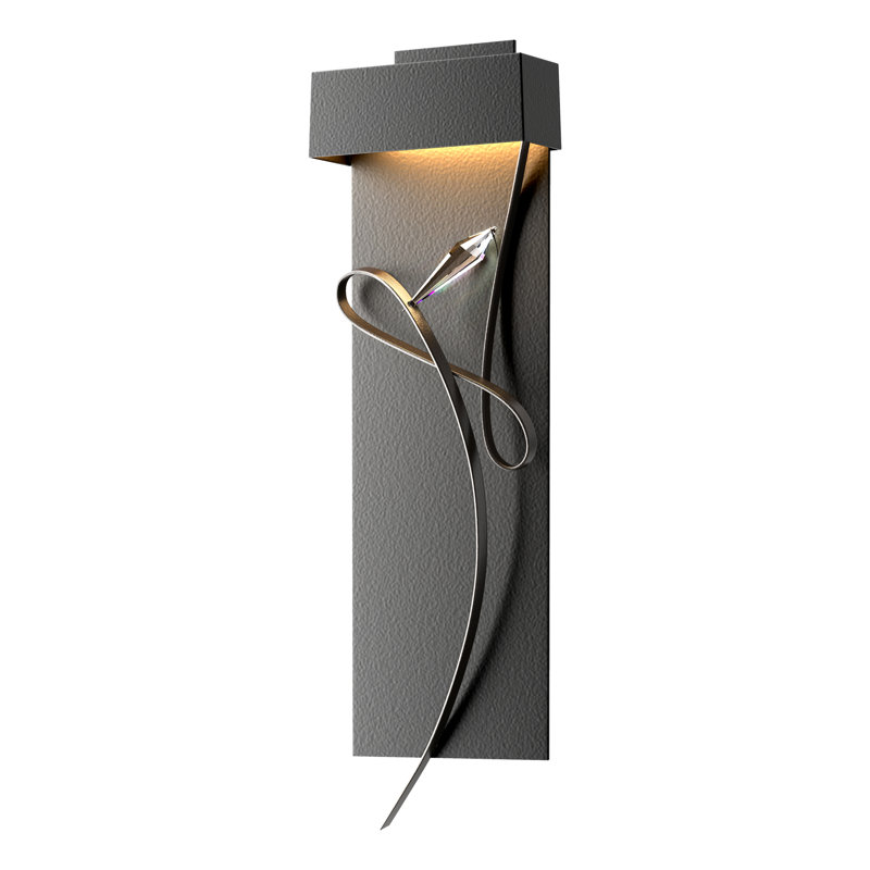 Rhapsody 1-Light LED Flush Mounted Sconce, Black, Oil Rubbed Bronze