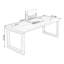 Bureau d'écriture rectangulaire en bois massif noyer-1970204446