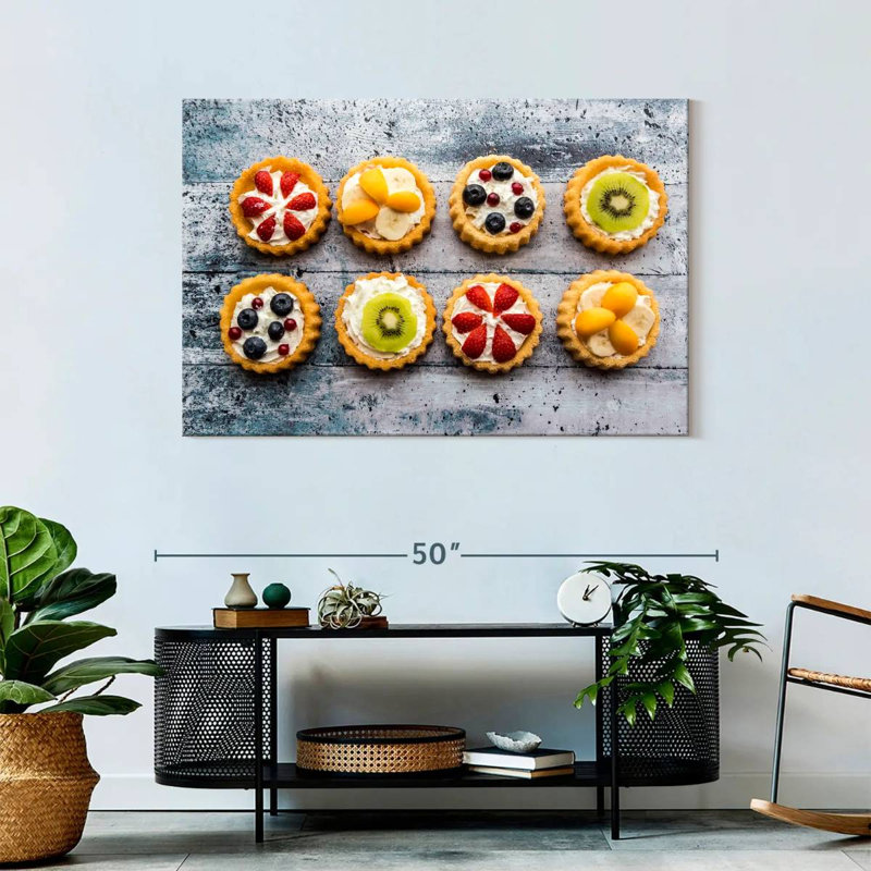 Yarlin Fruit Tarts, 30" H x 45" W