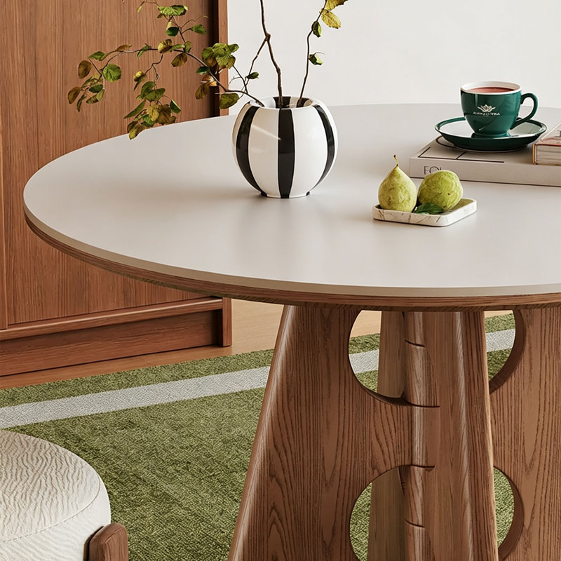 Table de salle à manger Wabi-Sabi Rock, H 29,5 po x l 39,4 po x P 39,4 po