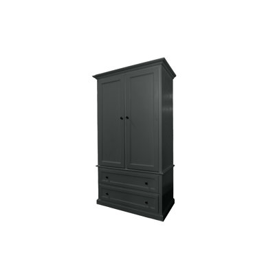 Modern Oak Solid Wood Wardrobe Armoire