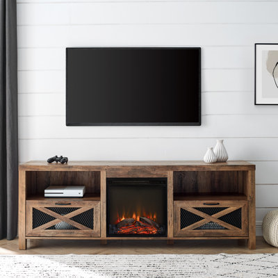 Tansey 70" Electric Fireplace Media Console