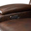 Fauteuil inclinable électrique 36,2 po à deux moteurs avec revêtement en cuir véritable de qualité supérieure-2045767717