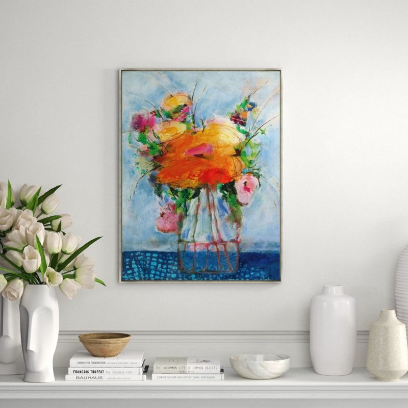 Always By Your Side Print by Susie Zolghadri, 33.5" H x 25.5" W, Glass Coat