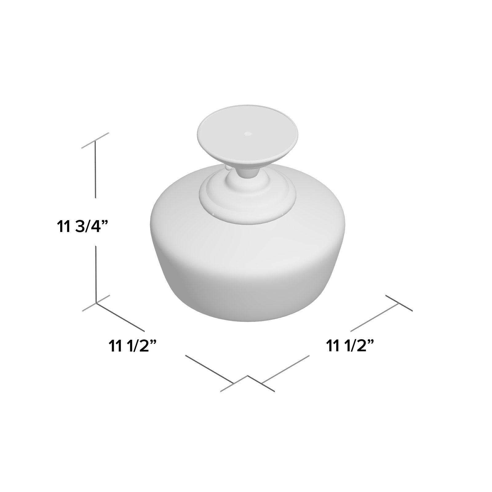 Salas Single Light Glass Semi Flush Mount, Bronze