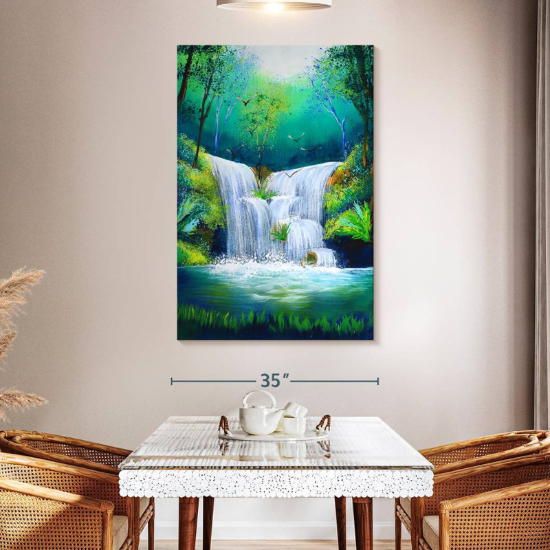 Alvord Waterfall, 51" H x 34" W