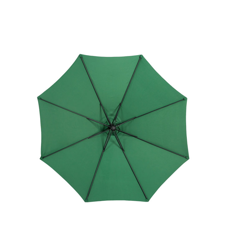green rectangle patio umbrella Formosa Covers 7.5ft aluminum market crank & tilt color Hunter base not included Rectangular Outdoor Market Umbrella |