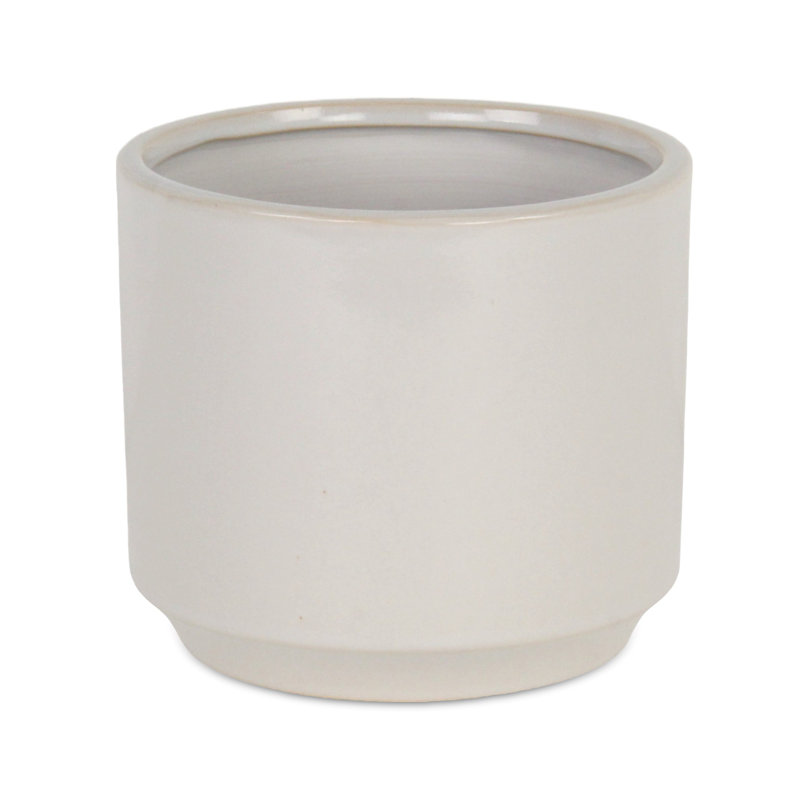 Handmade Ceramic Pot Planter, White