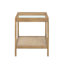 Table de bout en verre avec rangement-1428963002