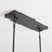 Modern Rectangle Black Crystal Chandeliers