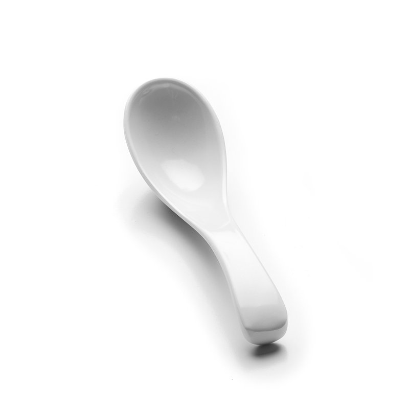 Zen Asian Soup Spoon, White