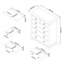 Aaden White 6 Drawer Chest