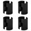Wire Shelf Lock Clips Shelving Sleeves For 1" Post-101595849