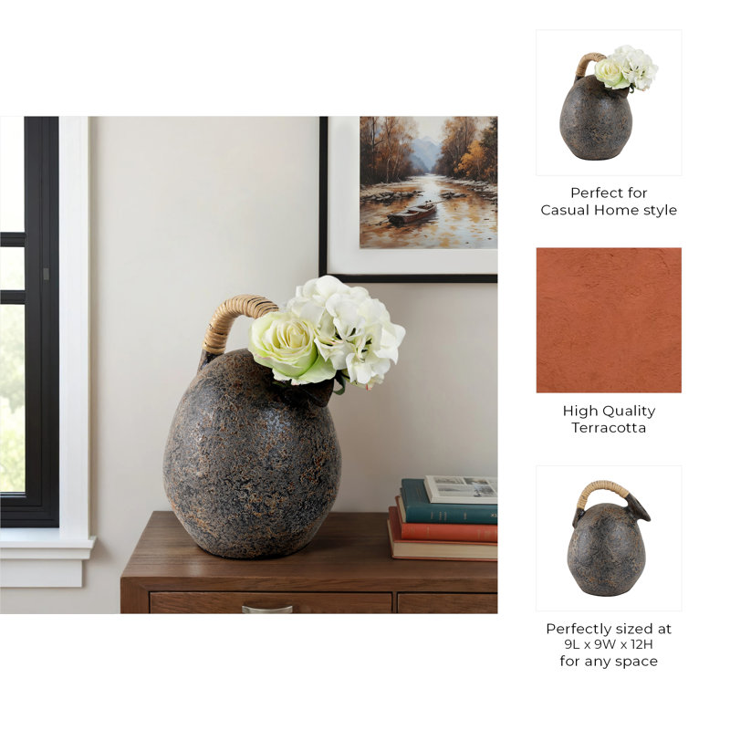 Handmade Clay Table Vase