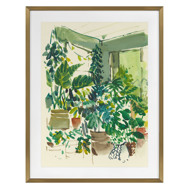 Sun Room A Print by PC Ngo, Gold Framed, 20" H x 16" W