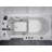 Therapeutic Tubs 26 in. x 53 in. Left Drain Quick Fill Walk-In Whirlpool Tub with Powered Fast Drain in White-3141108-3141106