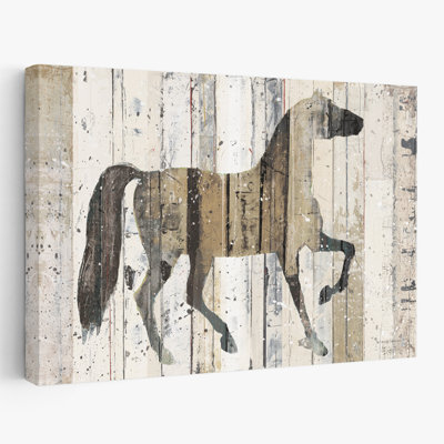Cheval noir contemporain