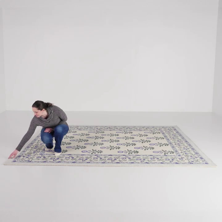 Alice Oriental Hand Tufted Wool Area Rug | Wayfair