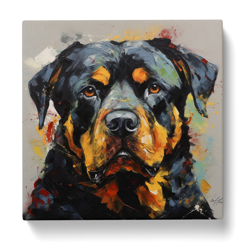 Rottweiler Abstract Expressionism No.3 - No Frame Print