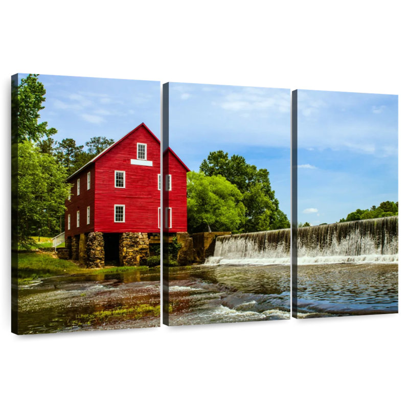 Lilie Starr's Mill, 24" H x 38" W