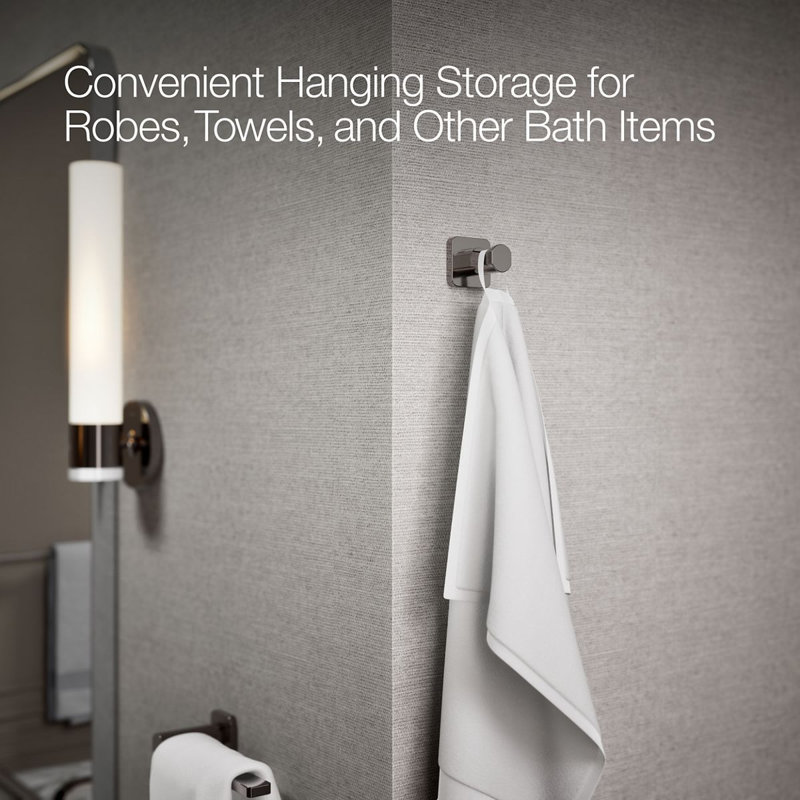 Parallel™ Robe Hook, Gray