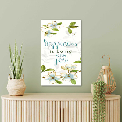 "Happiness Is Panel II" by Nan Print on Canvas