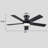 46" Low Profile Black Indoor Ceiling Fan With Light And Remote-1615887452-1615887453