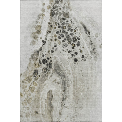 Premium Machine Washable Ralston AMF1935 Abstract Rug