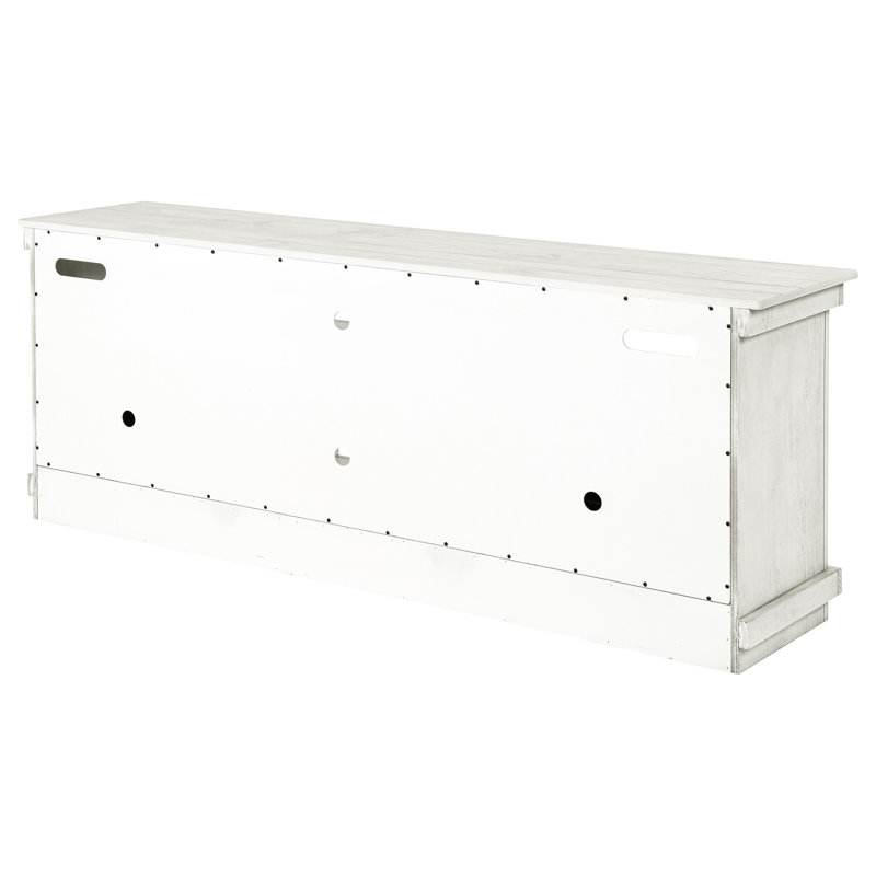 Distressed Tv Stand, 27 Inches High, 70 Wide, Four Compartments And Two Concealed Areas For Organizing Devices Pine Stand With Charm, 16.63 Six Storage Of Controllers