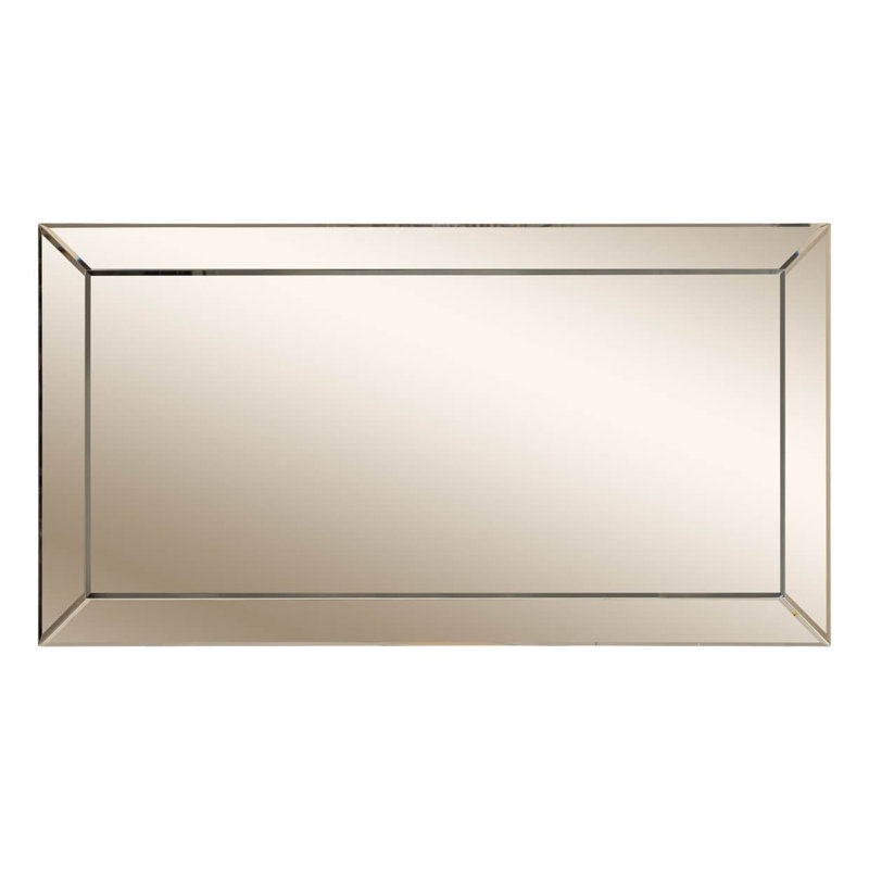 Petit miroir mural Madison - Or scintillant, 32 po x 60 po
