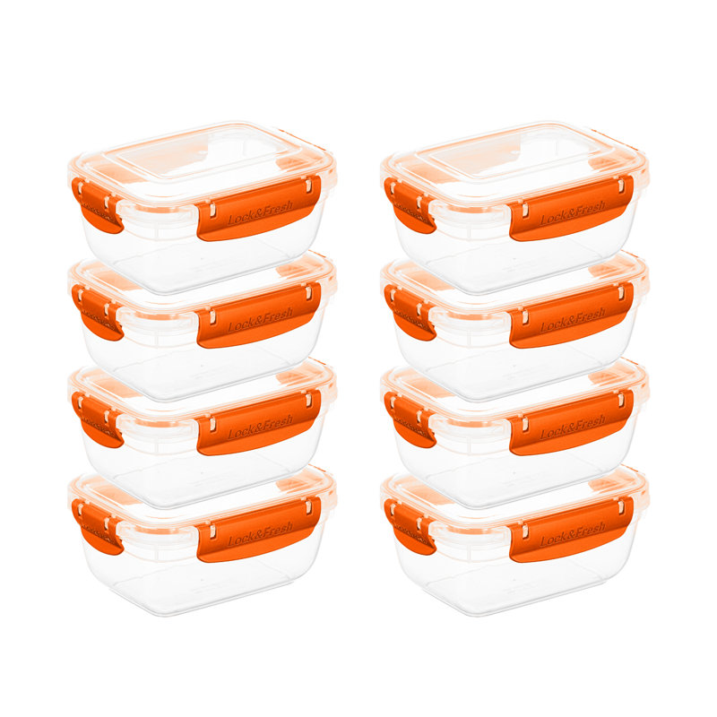 Dhati 27oz. Food Storage Container, Orange