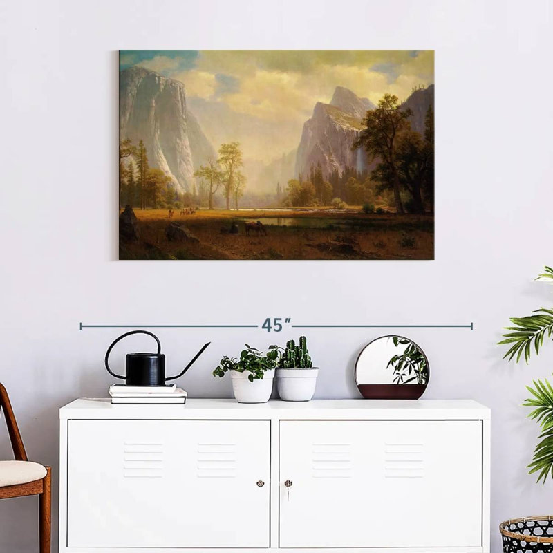 Alvord regardant la vallée de Yosemite, H 24 po x l 36 po