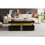 Table basse moderne carrée avec rangement et 4 tiroirs-1012487092