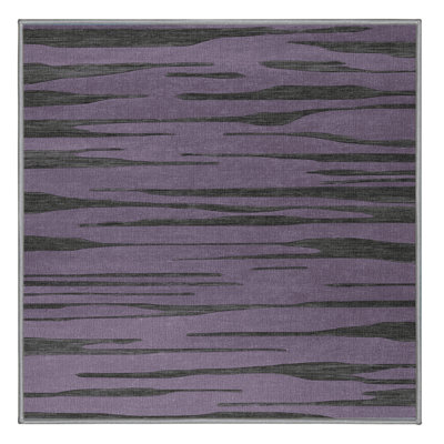 Tapis mauve lavable à la machine