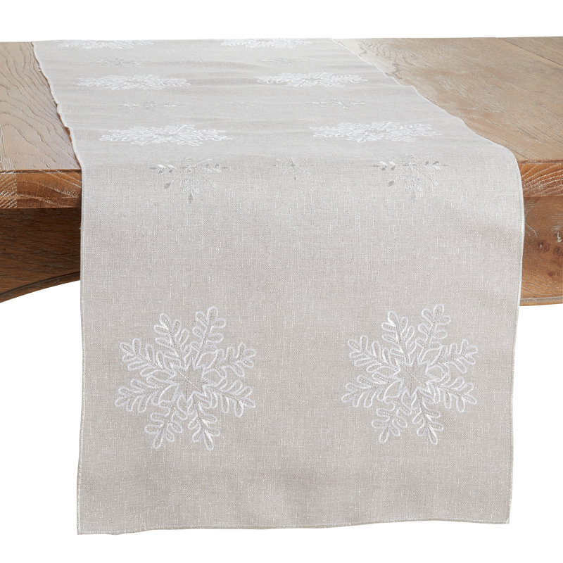 Chemin de table Sermons, 108 po x 16 po, Argent