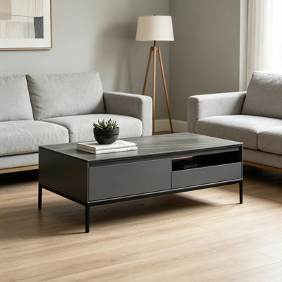 Table basse simple de luxe avec tiroir