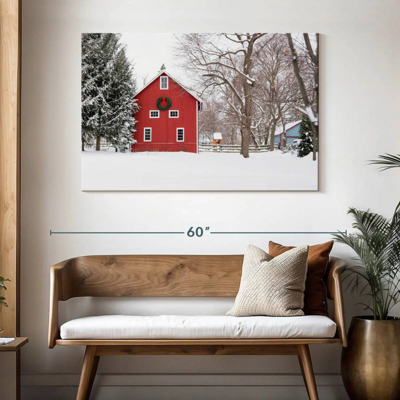 Lilie Red Christmas Barn