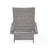 CRETE WICKER CHAISE LOUNGE