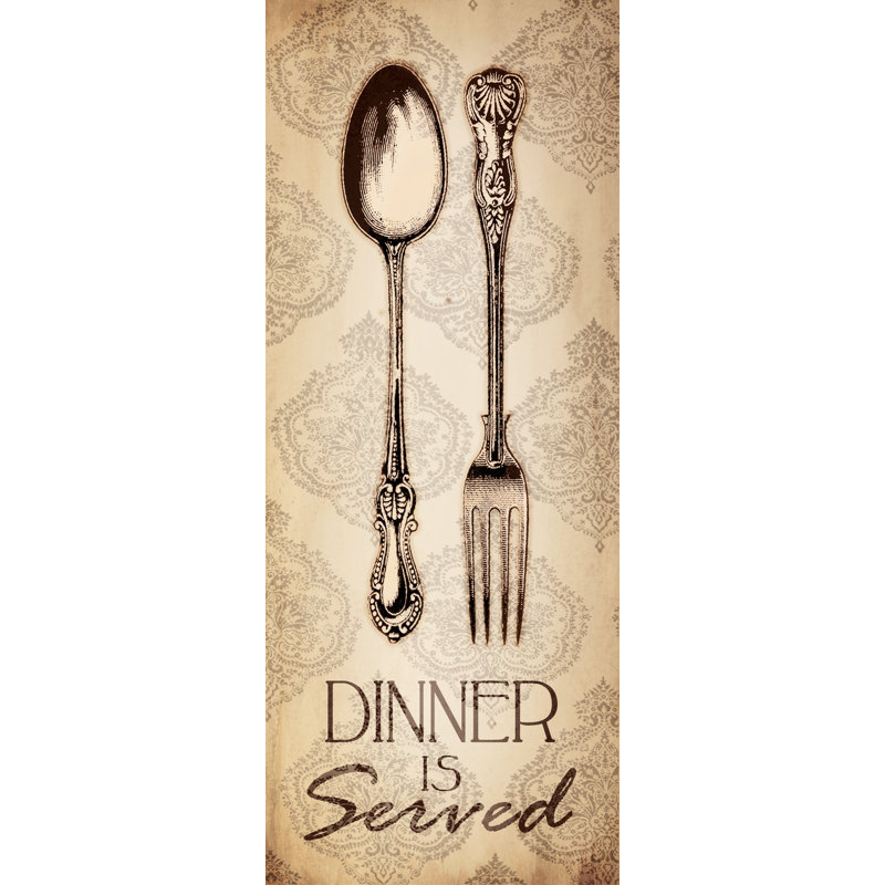Dinner Is Served II - Painting Print, 76 cm H x 51 cm W, Wrapped Canvas