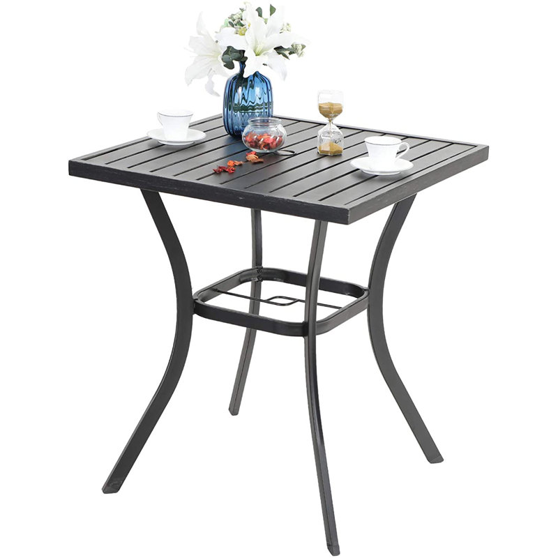 Arev Square Metal Outdoor Bar Table