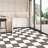 Literary License 12'' W x 12'' L Porcelain Concrete Look Singular Tile-63639334