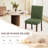 Upholstered Dining Chair Set, Solid Wood Legs, Breathable Fabric Seat, Thick Cushion for Comfort, Modern Parsons Style Side Chairs for Dining Room-1533165722