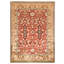 High-Quality Hand-Knotted Red And Gold Area Rug
